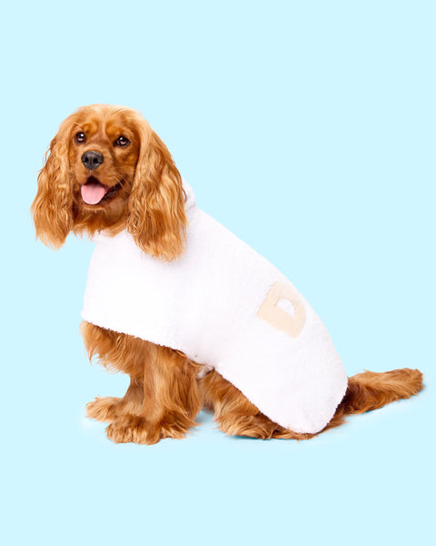 DOG Poncho - White